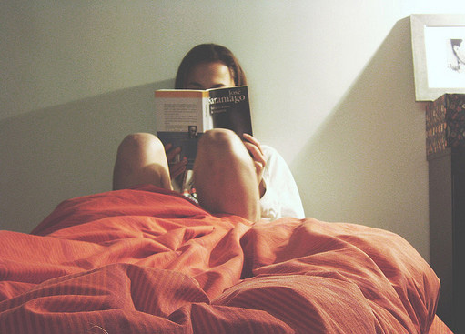 Reading in bed