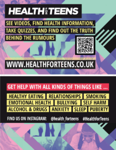 Health for Teens Sticker or Card - No ChatHealth
